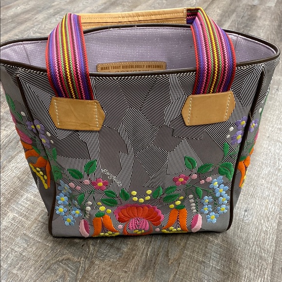 Consuela Handbags - Consuela Colorful Embroidered Tote Bag